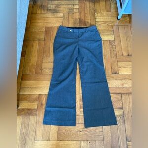 Express Editor Dress Pants 2S Gray Wide Leg Trouser Career Work